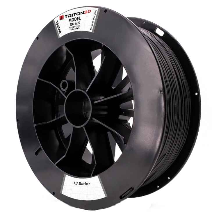 Filamento Triton3D - ESD ABS - Preto