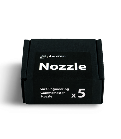 Peça Consumível Phrozen Jogo de Bicos GammaMaster Resistentes à Abrasão 0,4 mm, 5 unidades