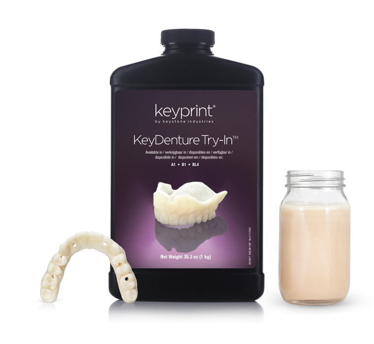 Resina Keystone - KeyDenture Try In