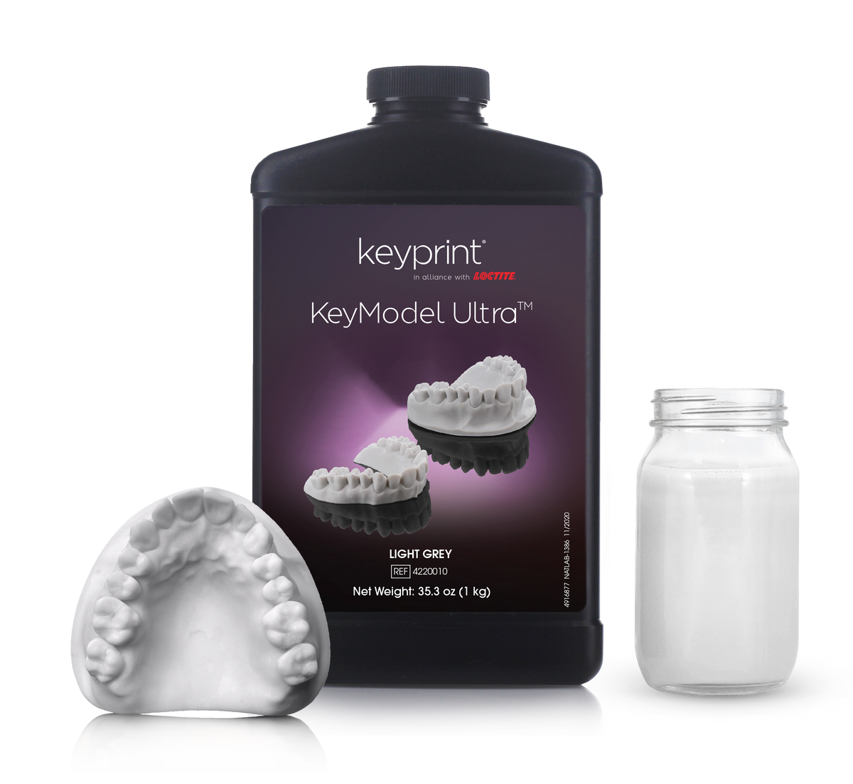 Resina dental Keystone KeyOrtho Model da linha KeyPrint