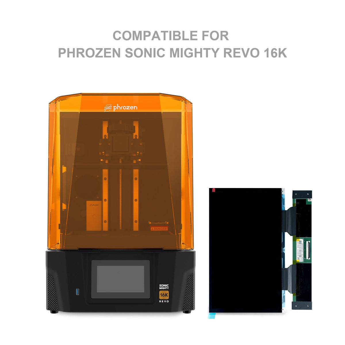Peça Consumível Phrozen Tela LCD de Reposição, para Sonic Mighty Revo 16K