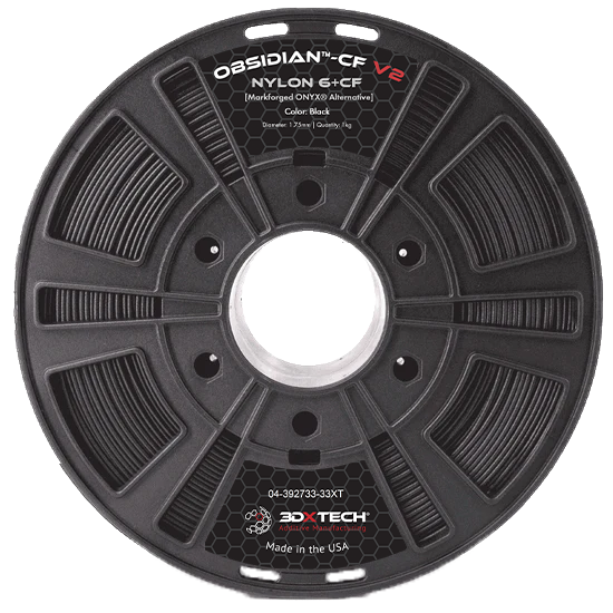 Filamento 3DXTech Obsidian Nylon 6+CF
