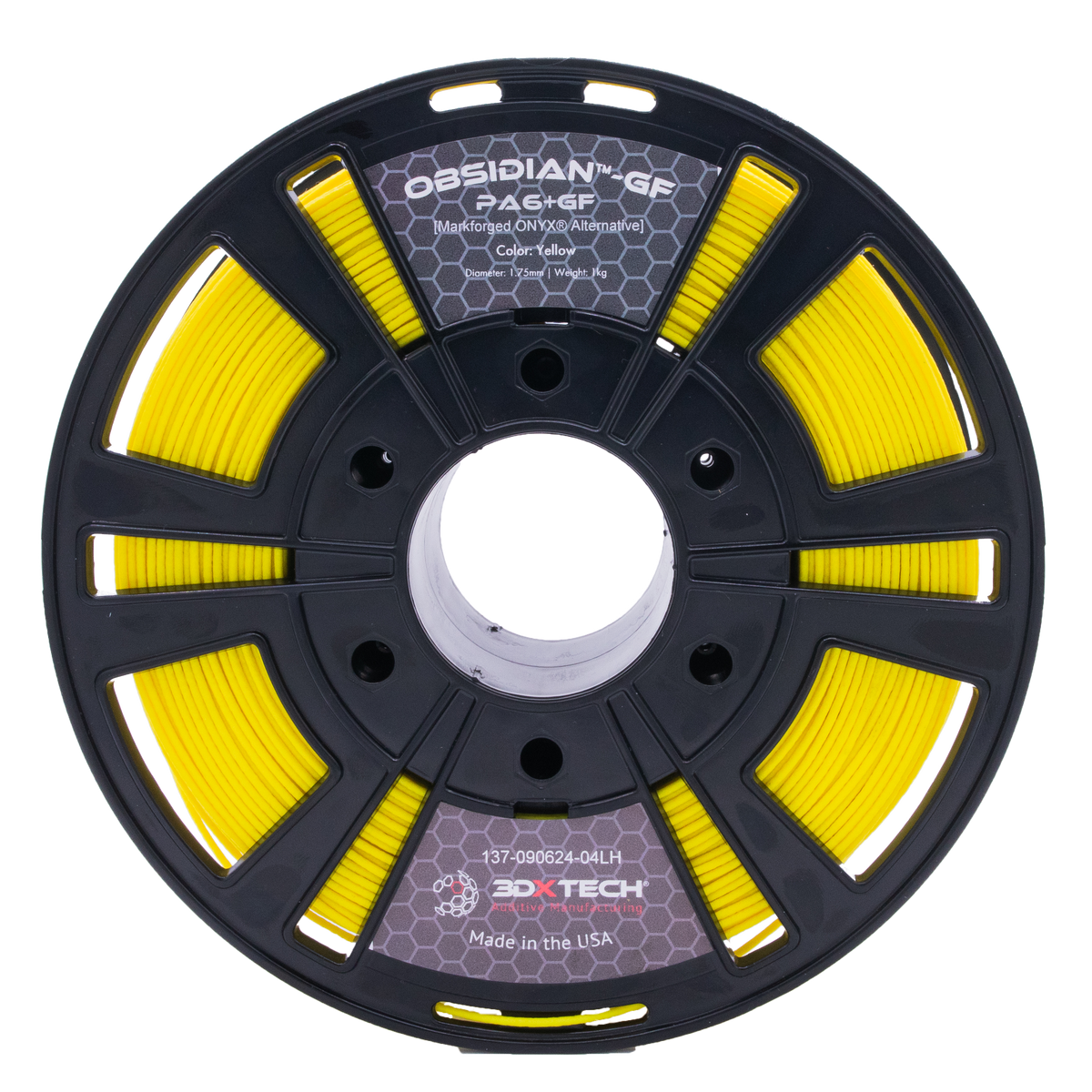 Filamento 3DXTech Obsidian Nylon 6+GF