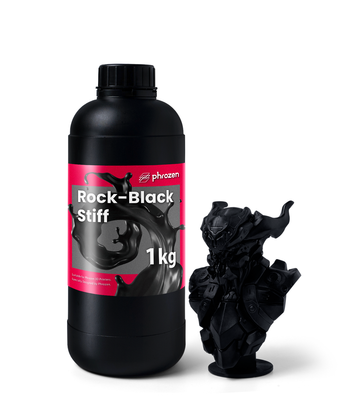 Resina Phrozen Engineering Rigid Rock-Black Stiff Resin da Phrozen