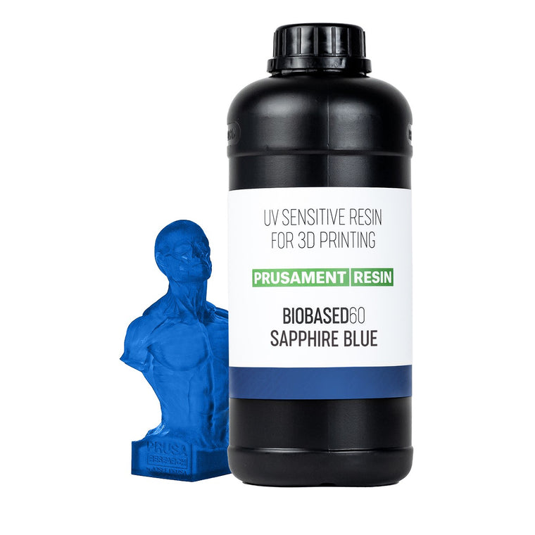 Resina Prusa Prusament Resin BioBased60 Sapphire Blue 1kg